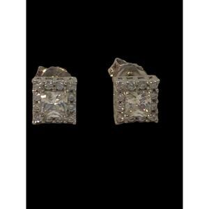 Elegant Silver Stud Earrings